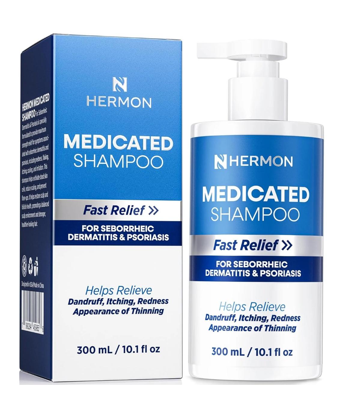 Medicated Shampoo For Scalp Seborrheic Dermatitis & Psoriasis
