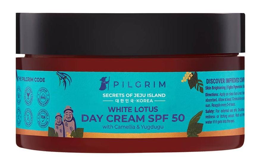 White Lotus Day Cream SPF 50 (pa+++) With Camellia & Yugdugu
