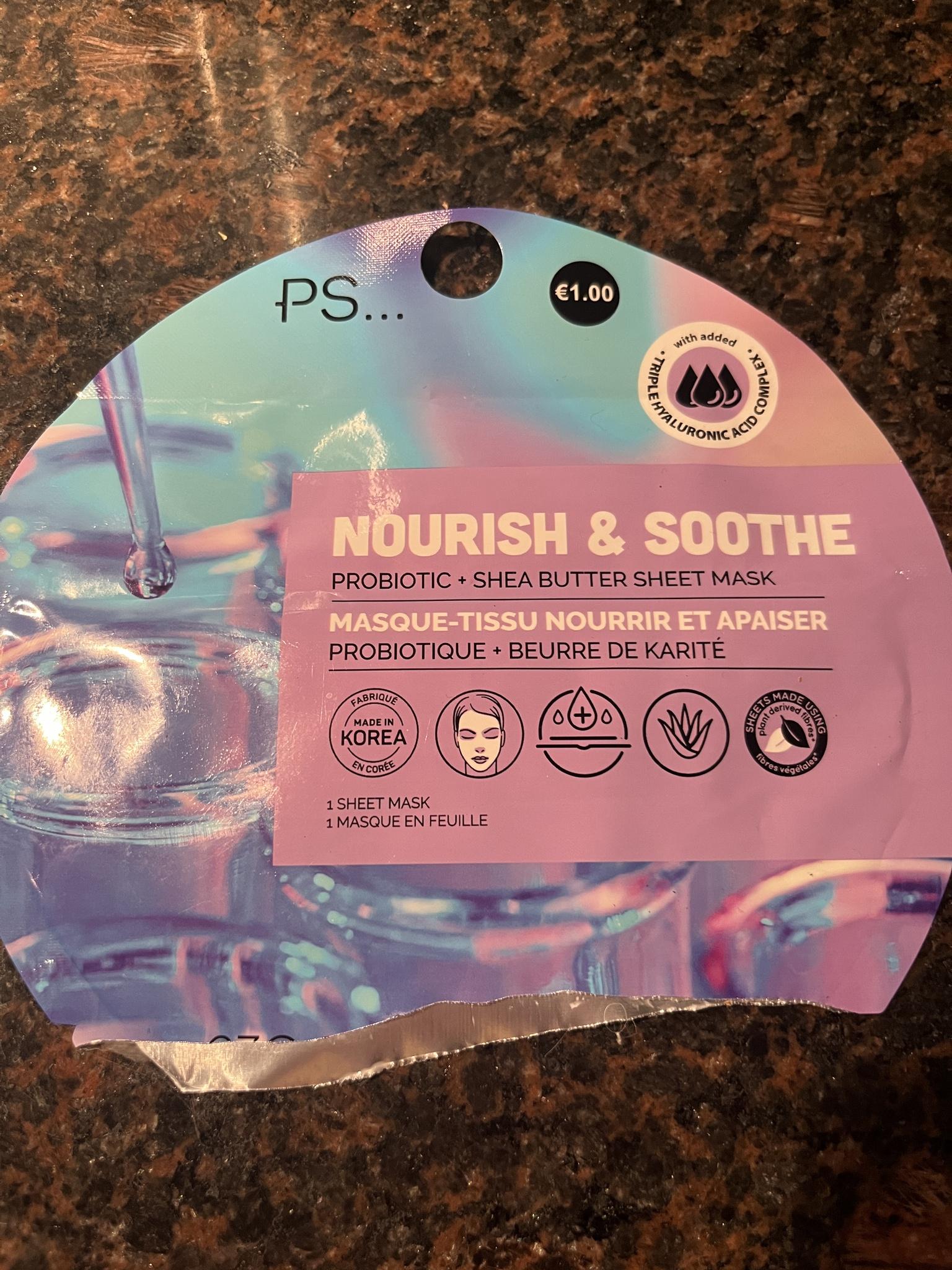 Probiotic + Shea Butter Sheet Mask
