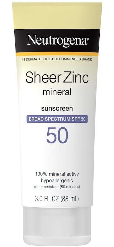 Sheer Zinc Mineral Sunscreen SPF50