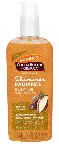 Cocoa Butter. Shimmer Radiance Body Oil Glow