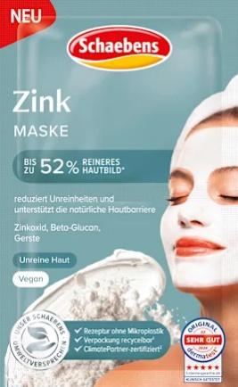 Gesichtsmaske Zink