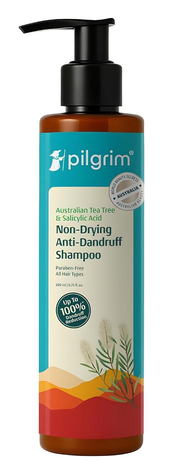 Anti-dandruff Shampoo With Australian Tea Tree & Salicylic Acid | Non-drying Itchy Scalp Treatment | Reduces Visible Flakes | Suitable For All Hair Types | 6.76 Fl Oz (200ml)