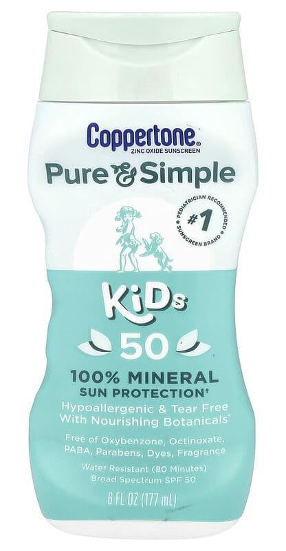 Pure & Simple Kids 100% Mineral Sun Protection SPF 50