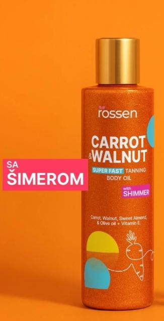 Carrot & Walnut Tanning Body Oil (with Shimmer)