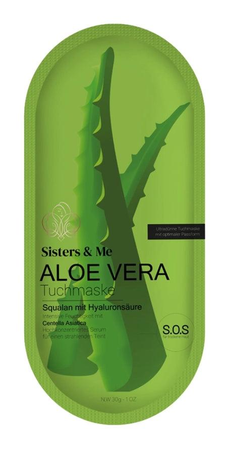 Aloe Vera Tuchmaske Mit Squalan Und Hyaluronsäure