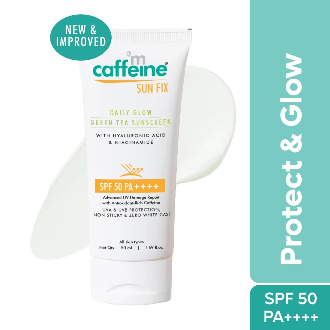 Daily Glow Sunscreen SPF 50 Pa++++ With Niacinamide And Green Tea