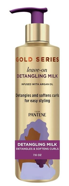 Gold Series Detangling Milk Hair Treatment For Curly Hair