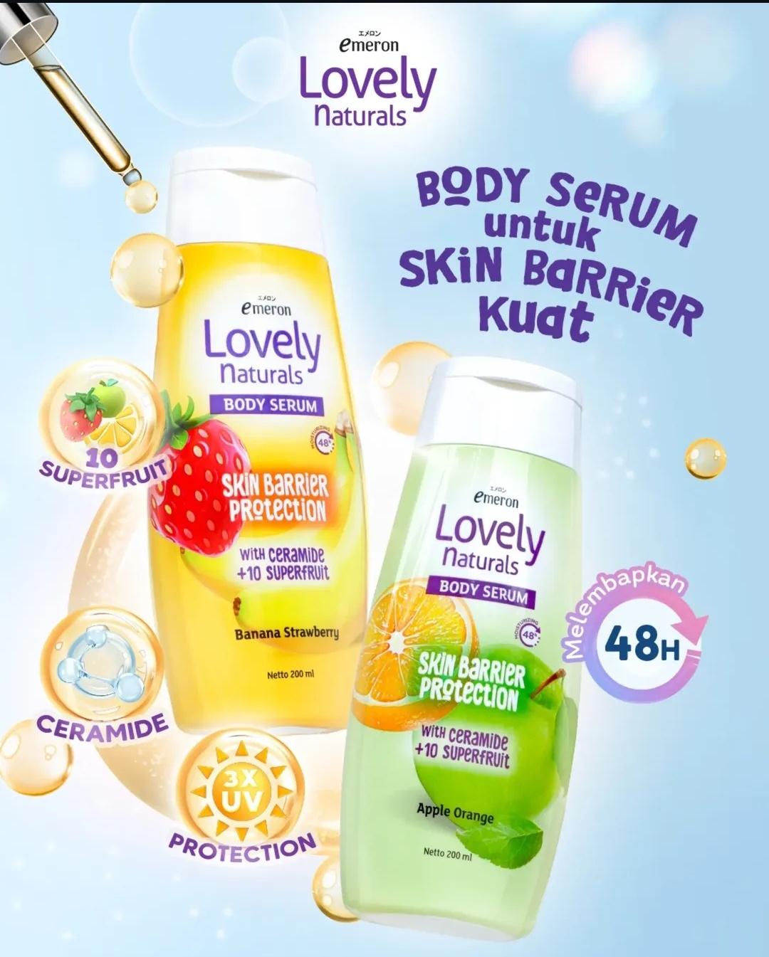 Body Serum Skin Barrier Protection With Ceramide + 10 Superfruit Apple Orange