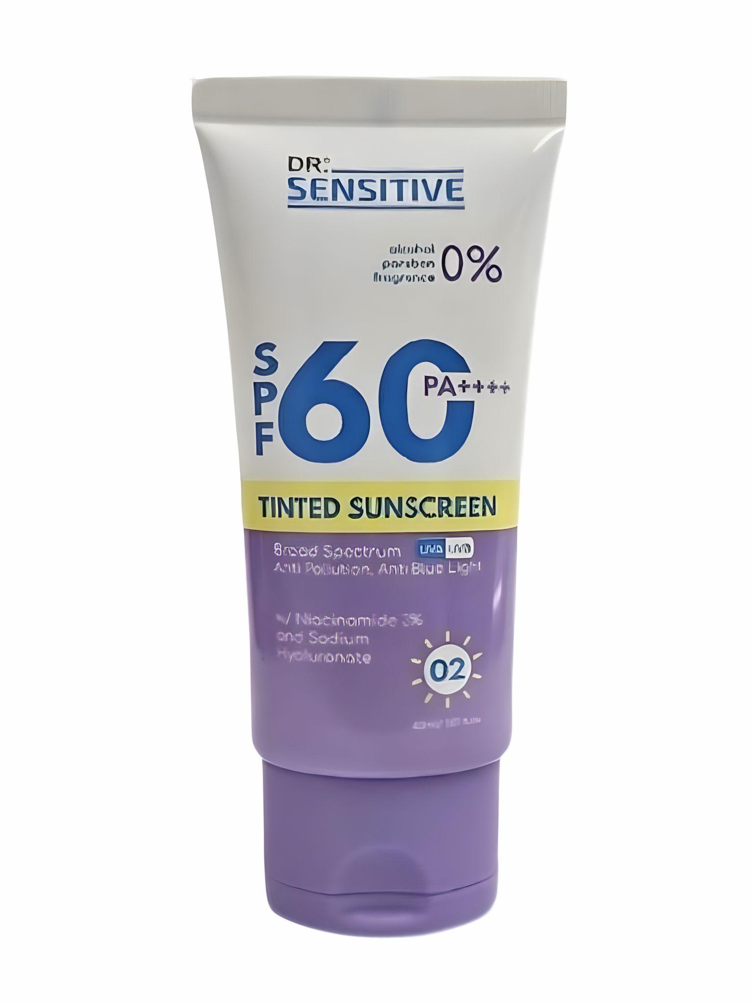 SPF 60 Pa++++ Tinted Sunscreen