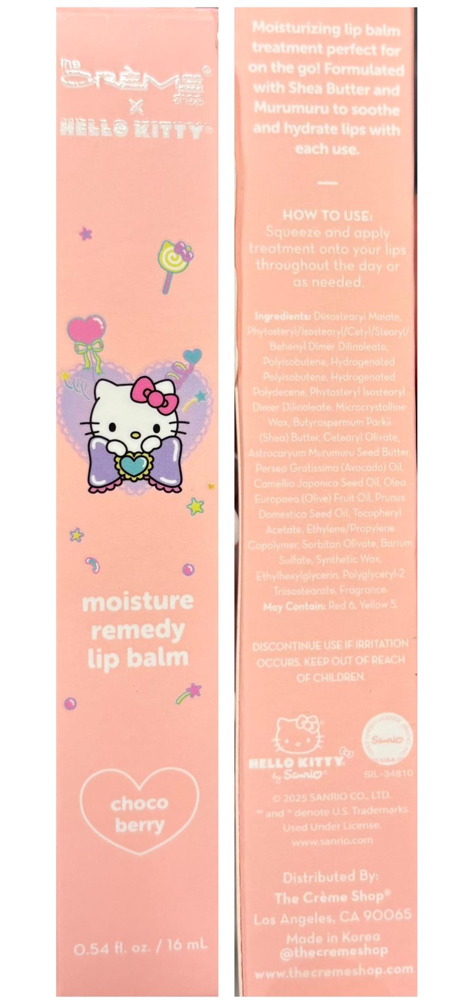 Hello Kitty Moisture Remedy Lip Balm - Choco Berry