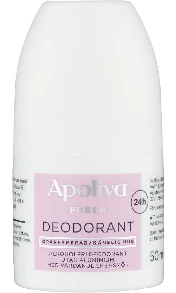 Fresh Deodorant Roll-on Utan Aluminium, Oparfymerad