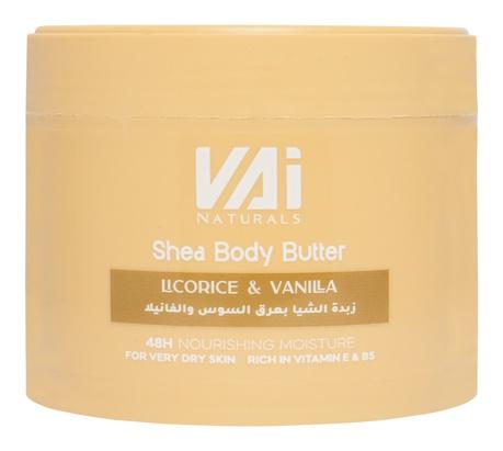 Shea Body Butter Licorice & Vanilla