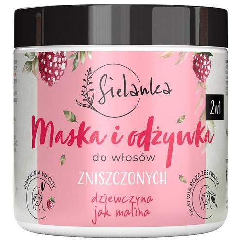 Maska I Odżywka Do Włosów Zniszczonych "dziewczyna Jak Malina"