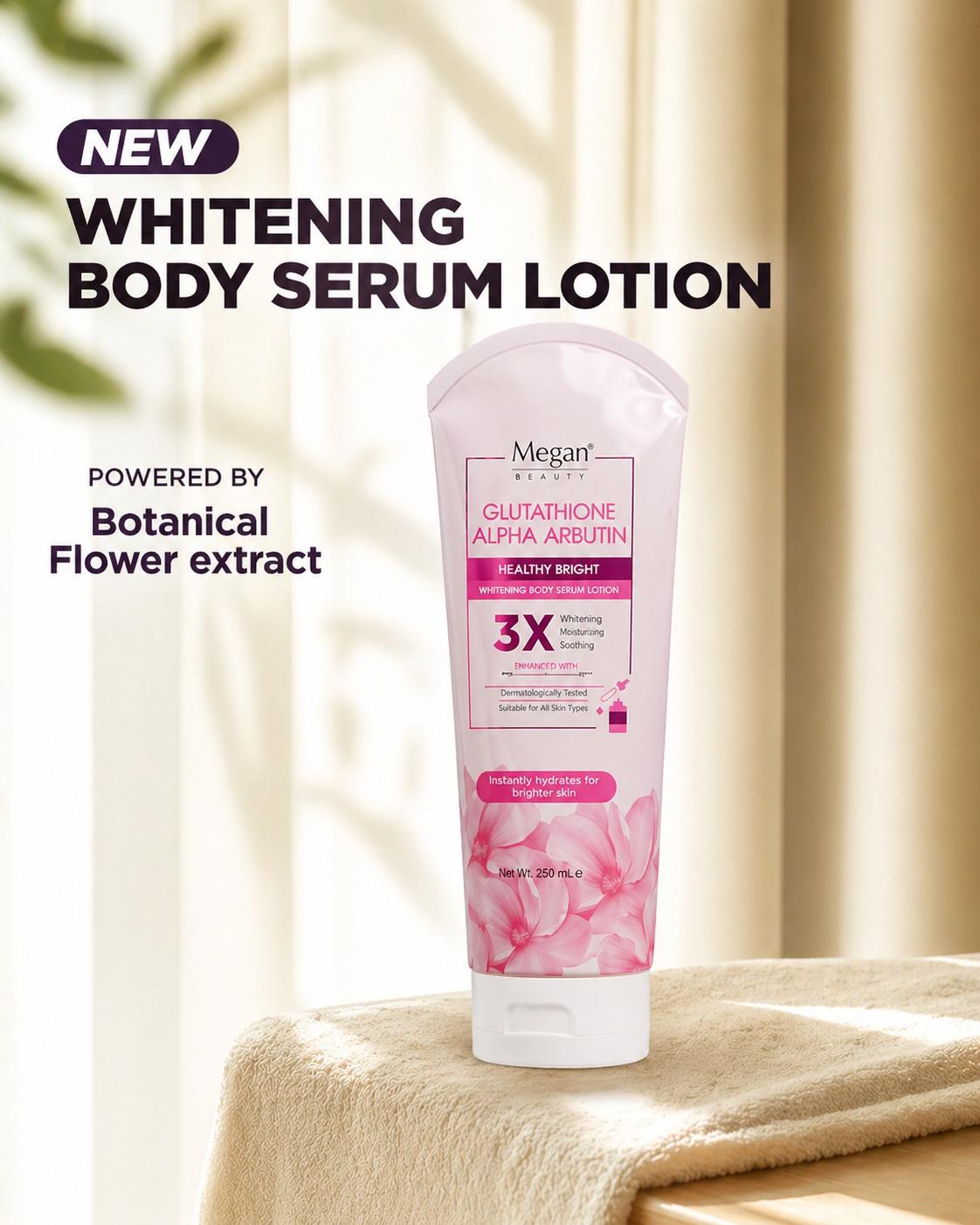 Glutathione Alpha-arbutin Whitening Body Serum Lotion