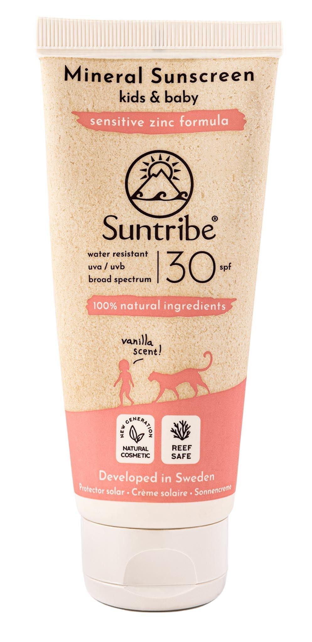 All Natural Mineral Kids Vanilla Sunscreen SPF30