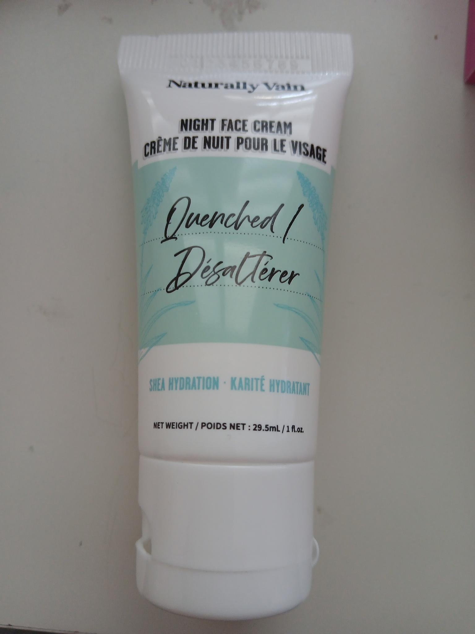 Quenched Night Face Cream