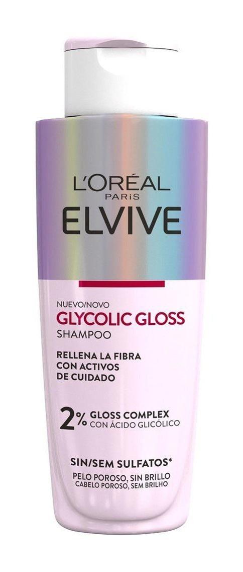 L'oreal Elseve Sulfate Free Glycolic Gloss Shampoo 2% Gloss Complex