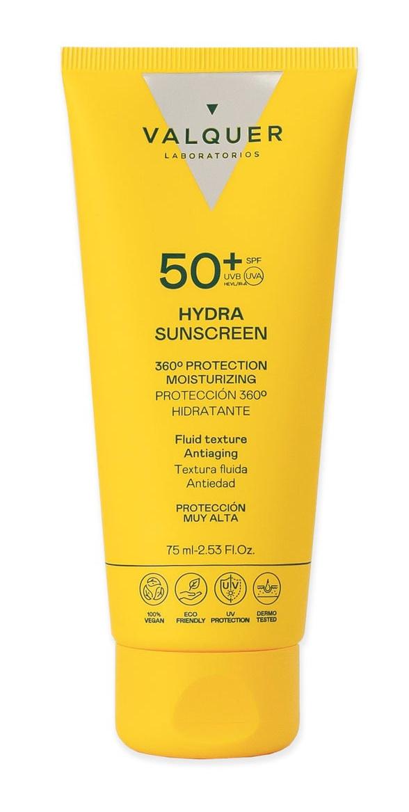 Crema Facial Hydra Sunscreen SPF 50+ Protección 360º Hidratante Y Antiedad