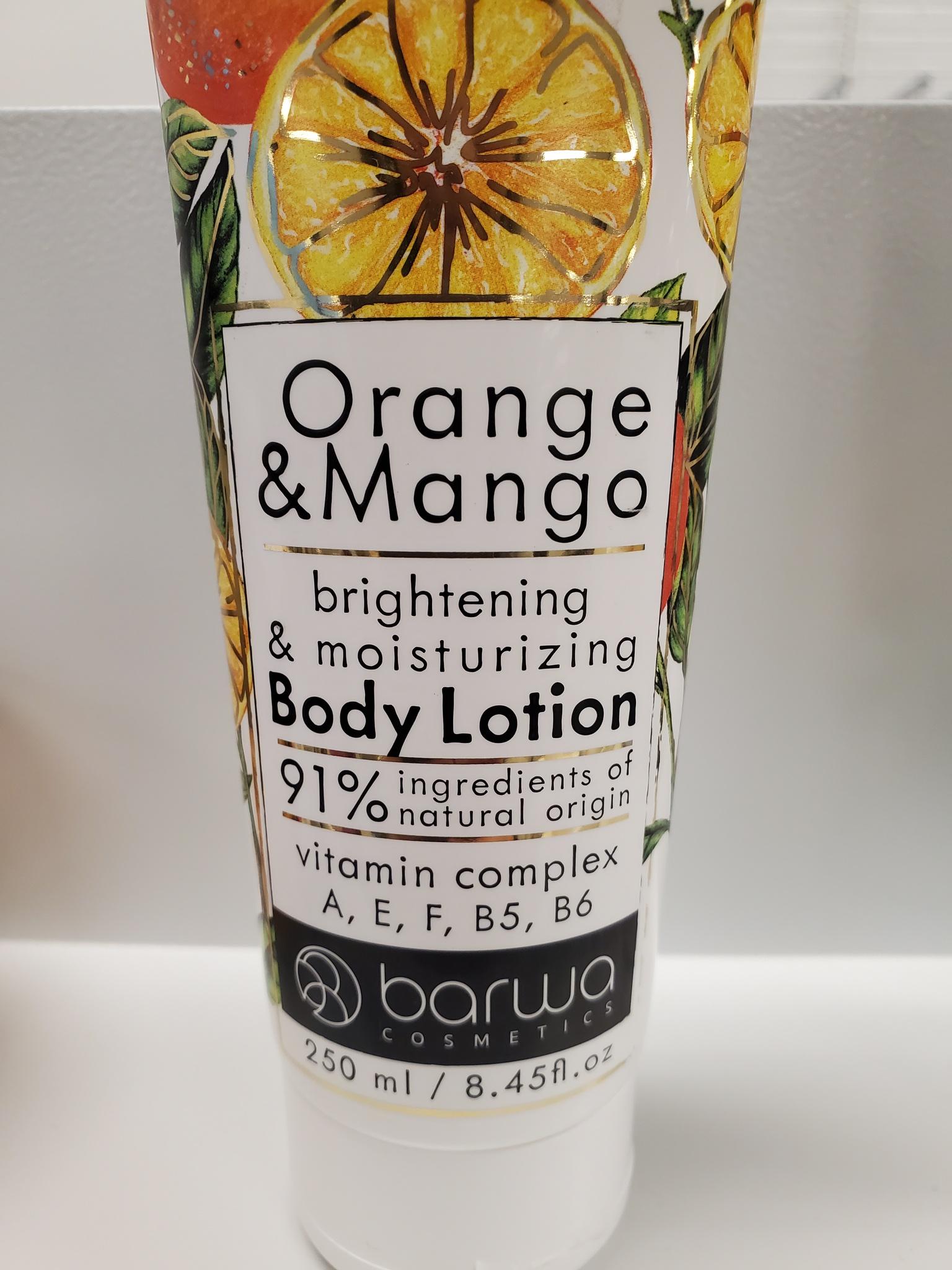 Orange & Mango Brightening And Moisturizing Body Lotion