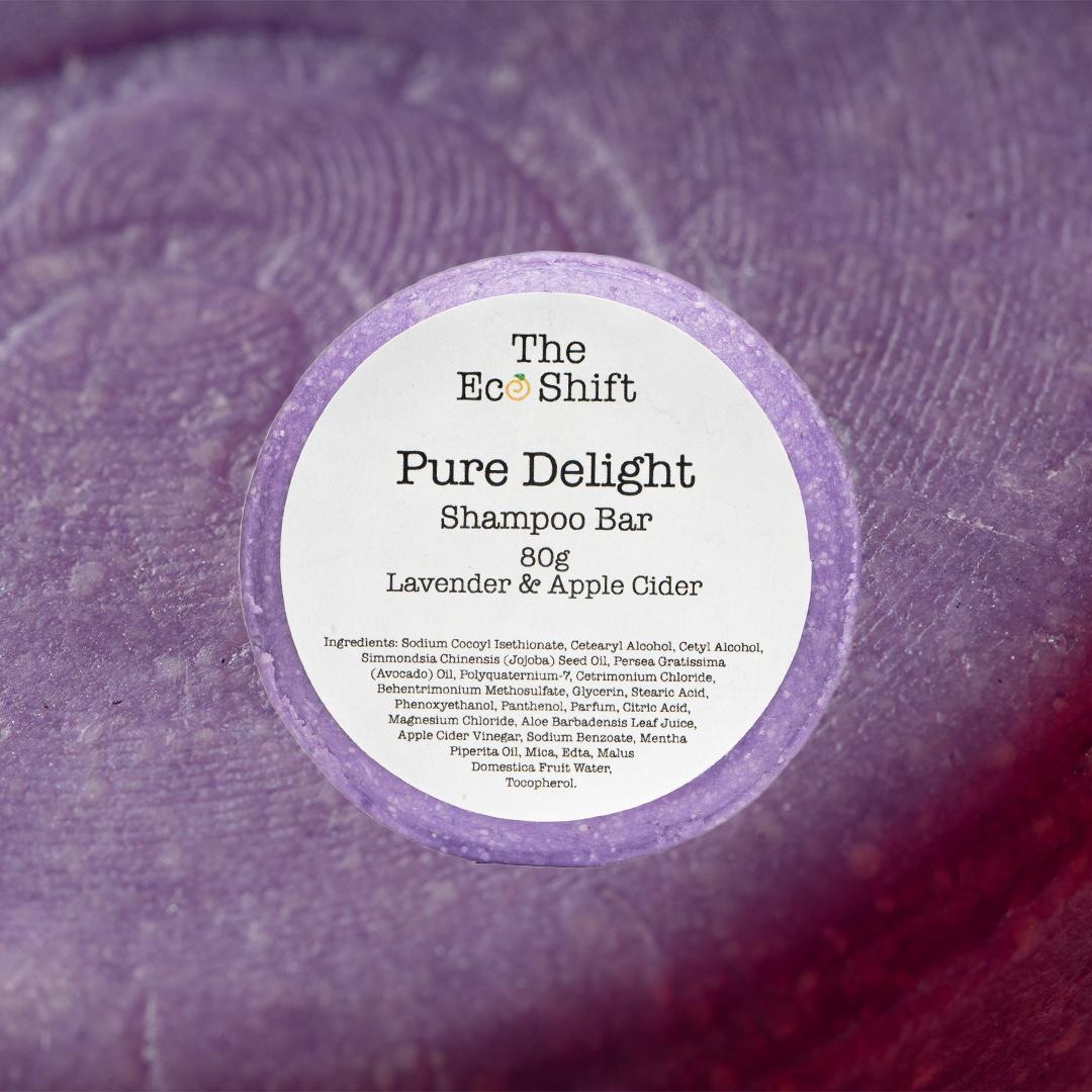 Pure Delight Shampoo Bar (lavender & Apple Cider)