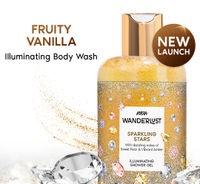 Wanderlust Sparkling Stars Body Wash - Vitamin E Hydration & Barrier Repair Fruity Vanilla (berries, Caramel)