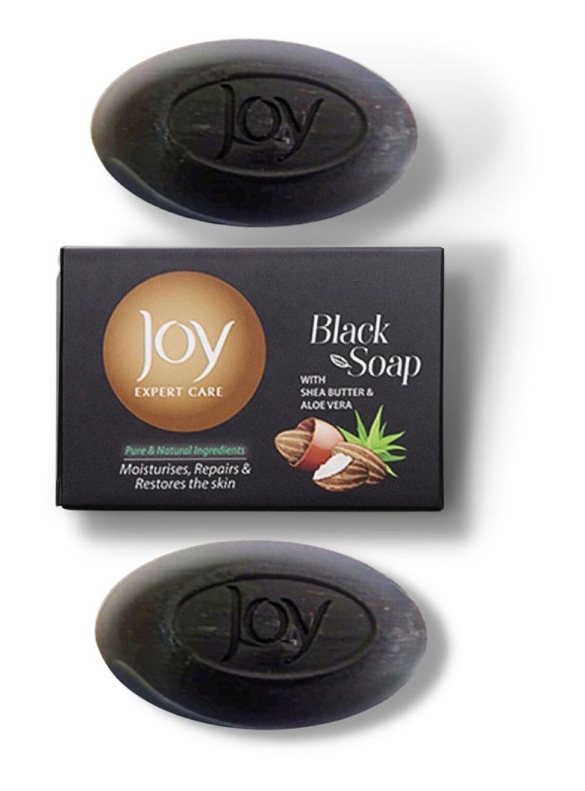 Joy Black Soap With Shea Butter And Aloe Vera