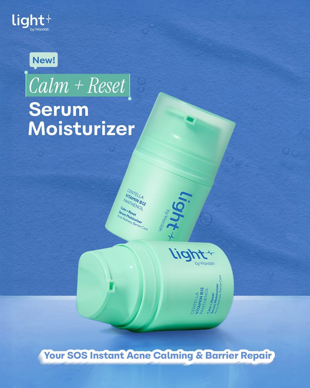 Light+ Vitamin B12 Calm + Reset Serum Moisturizer
