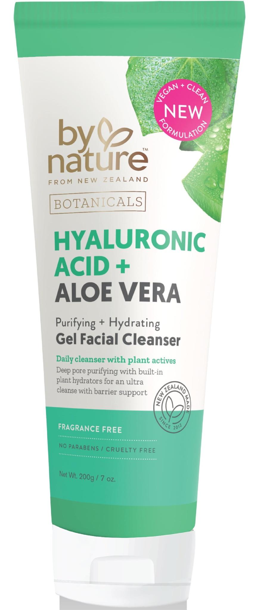 Hyaluronic Acid + Aloe Vera Purifying & Hydrating Gel Facial Cleanser