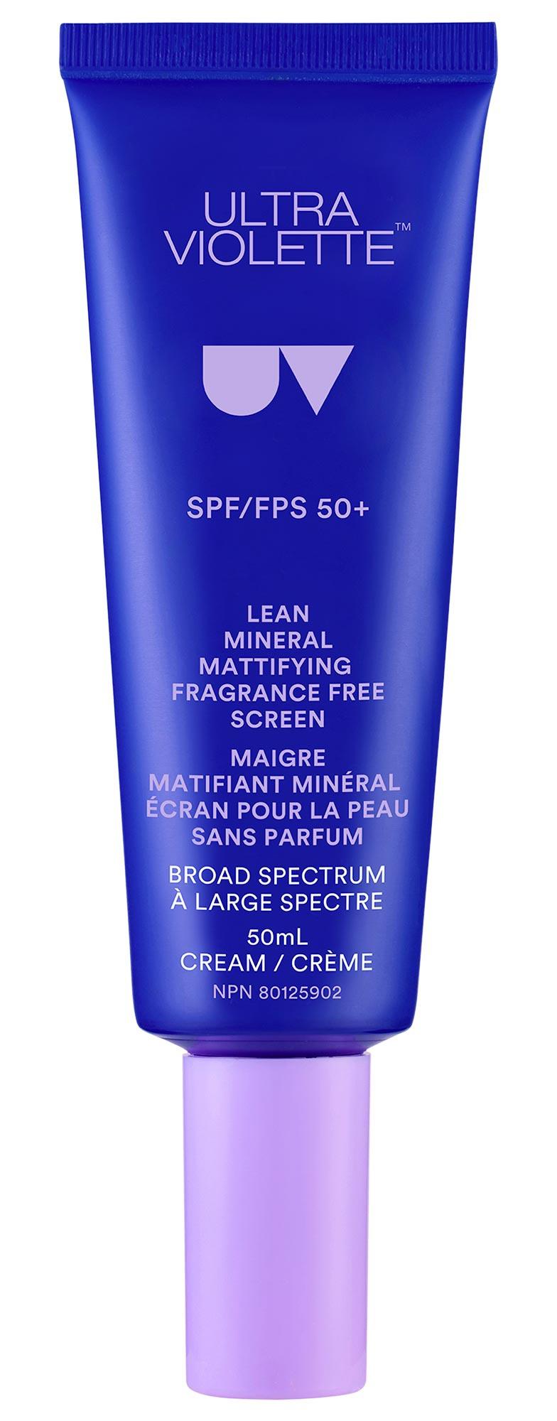 Lean Mineral Mattifying SPF 50+ Fragrance Free Screen