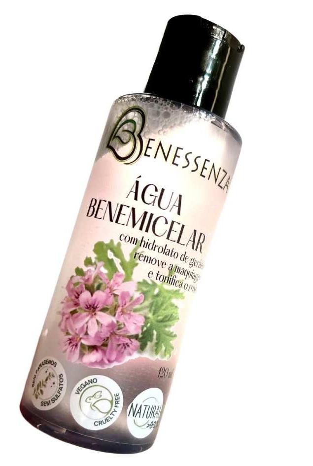 Água Micelar Com Hidrolato De Gerânio