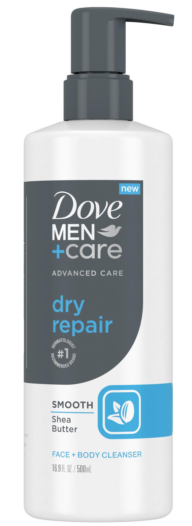 Men+Care Advanced Care Dry Repair Face + Body Wash