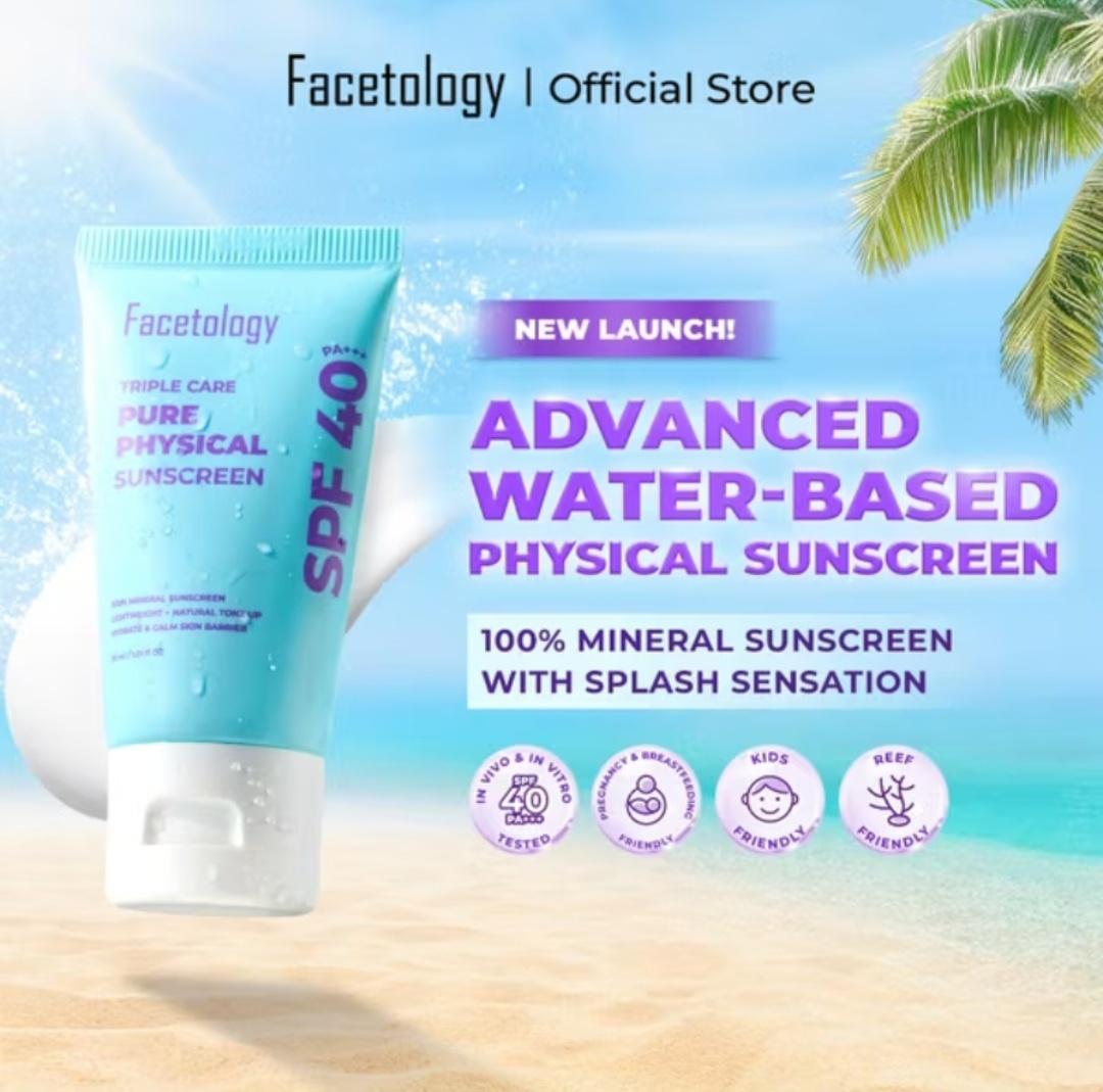 Triple Care Pure Physical Sunscreen SPF 40 Pa+++