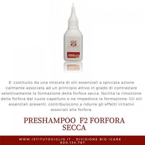 Preshampoo Forfora Secca, Trattamento Antiforfora 1, Linea F2
