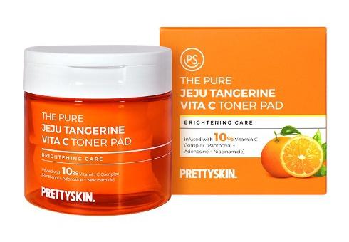 The Pure Jeju Tangerine Vita C Toner Pad