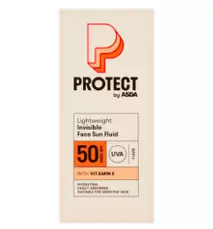 Lightweight Invisible Face Sun Fluid SPF50