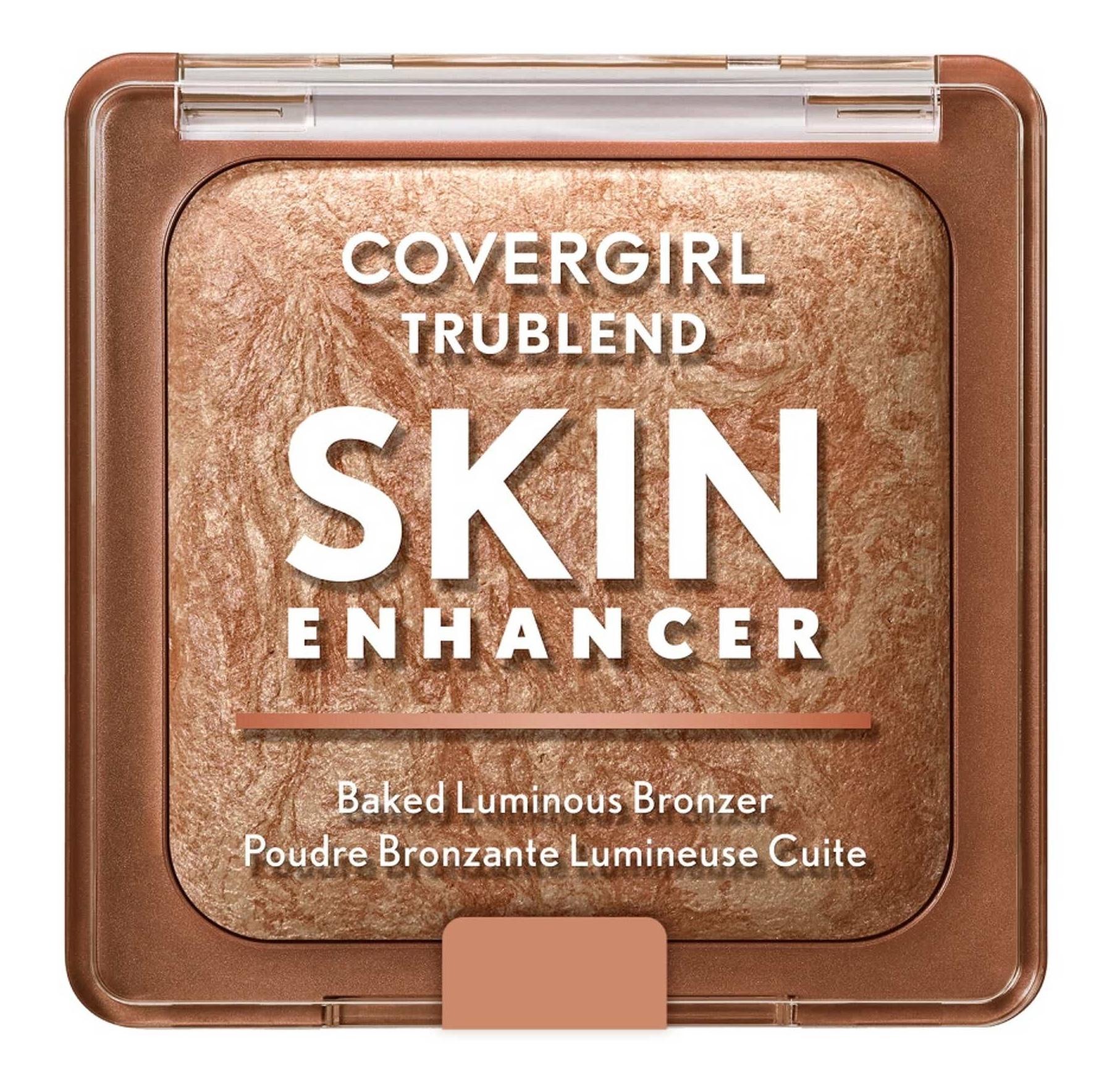 Trublend Skin Enhancer Baked Luminous Bronzer, With Hyaluronic Acid & White Rose Extract