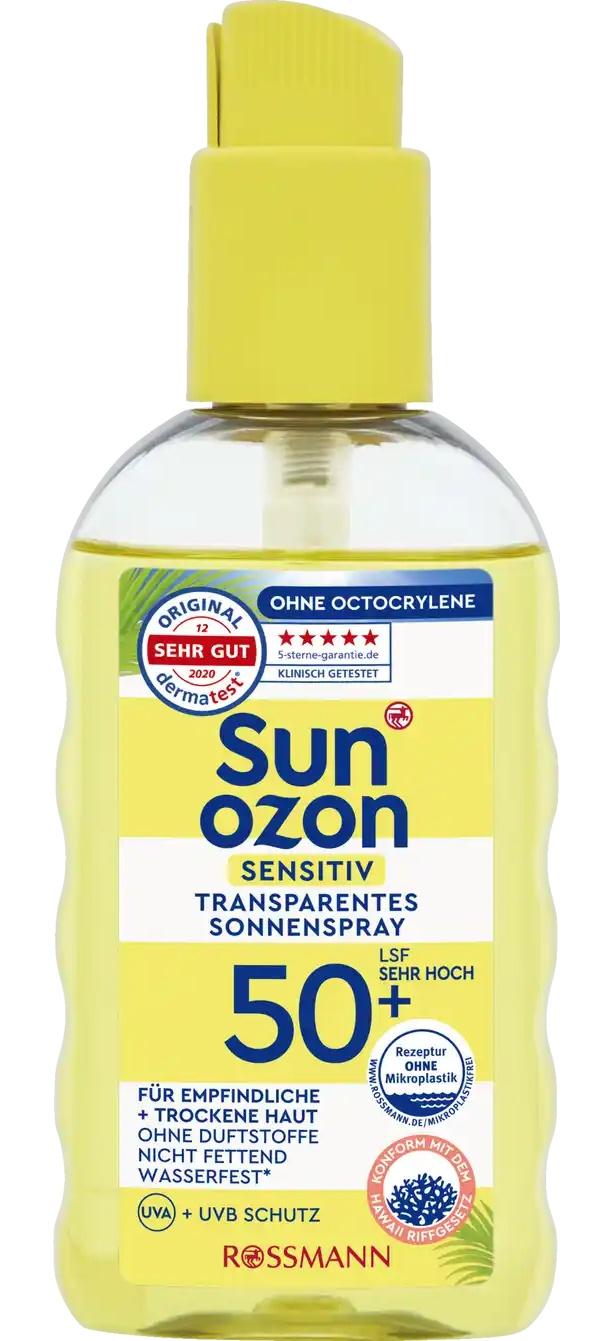 Sensitiv Transparentes Sonnenspray LSF 50+