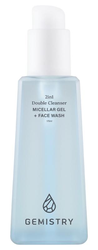 2in1 Double Cleanser Micellar Gel + Face Wash