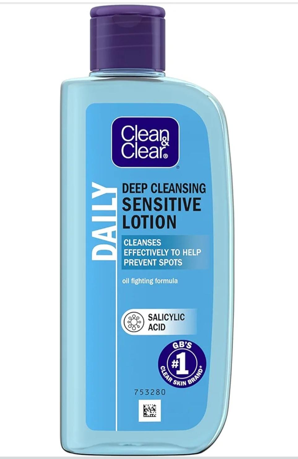 Deep Cleansing Lotion For Sensitive Skin