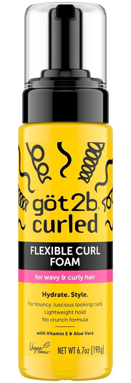 Curled Flexible Curl Foam