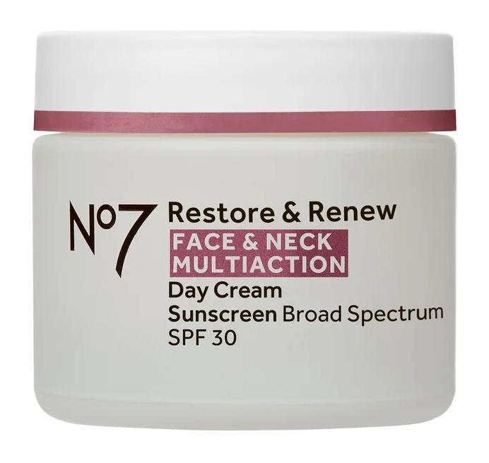 Restore & Renew Face & Neck Multi Action Day Cream Sunscreen Broad Spectrum SPF 30