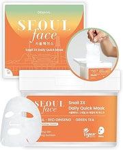 Seoul Face Snail 3x Daily Quick Mask 36 Sheet