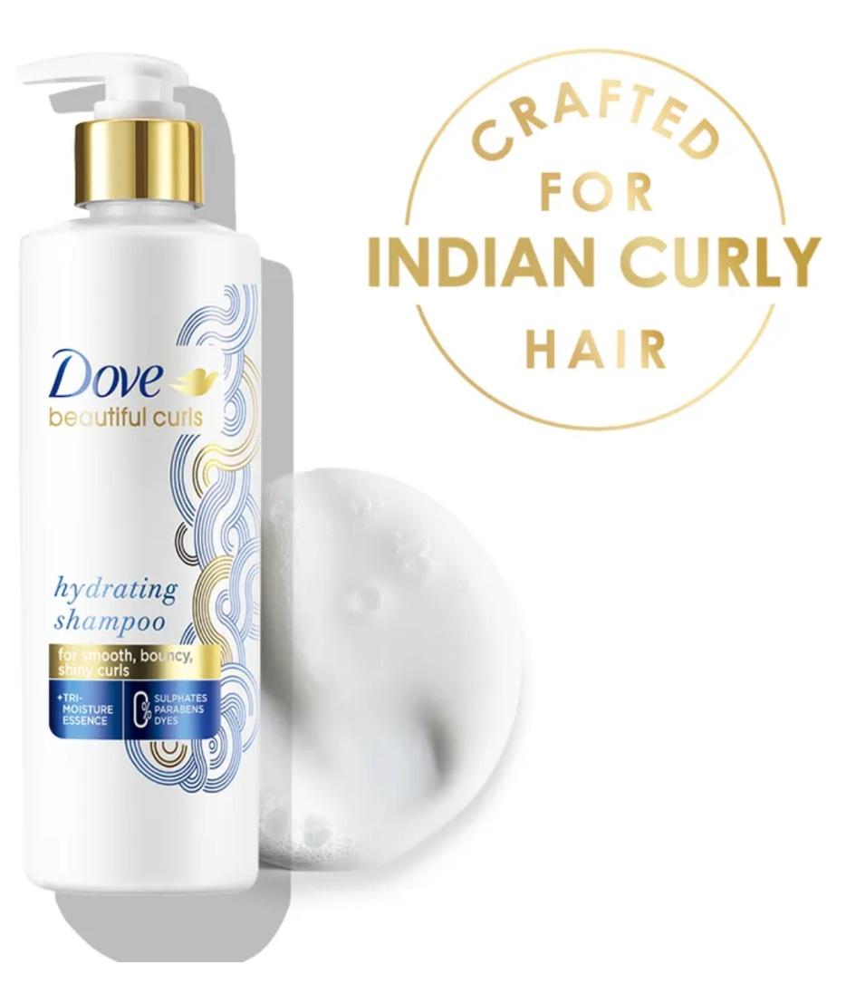 Beautiful Curls Sulphate Free Hydrating Shampoo, With Tri-moisture Essence For, Bouncy Curls