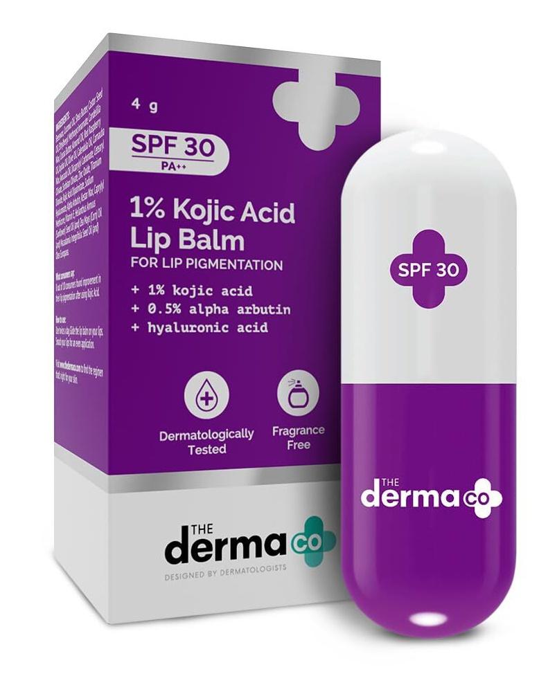 1% Kojic Acid Lip Balm With Alpha Arbutin & Hyaluronic Acid