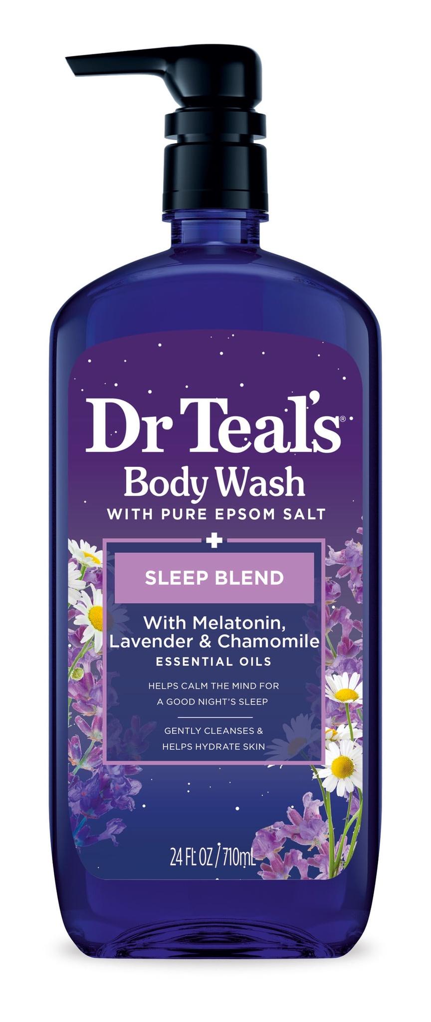 Dr. Teal's Sleep Blend Body Wash With Pure Epsom Salt, Melatonin & Essential Oil Blend