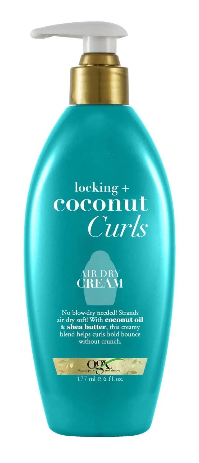 Locking + Coconut Curls Air Dry Cream