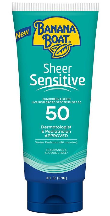 Sheer Sensitive Body Lotion, SPF 50
