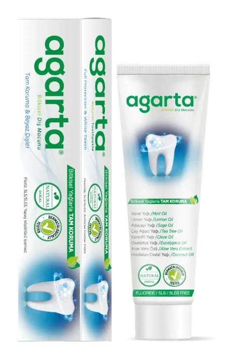 Doğal Bitki Özlü Florürsüz Diş Macunu 100ml (Natural Plant Extract Fluoride-Free Whitening Toothpaste 100ml)