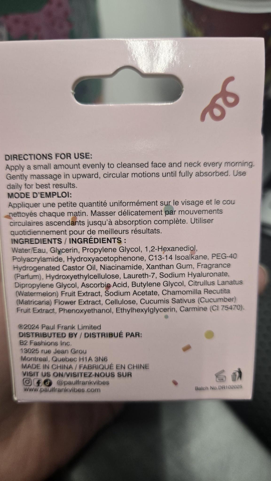 Moisturizer